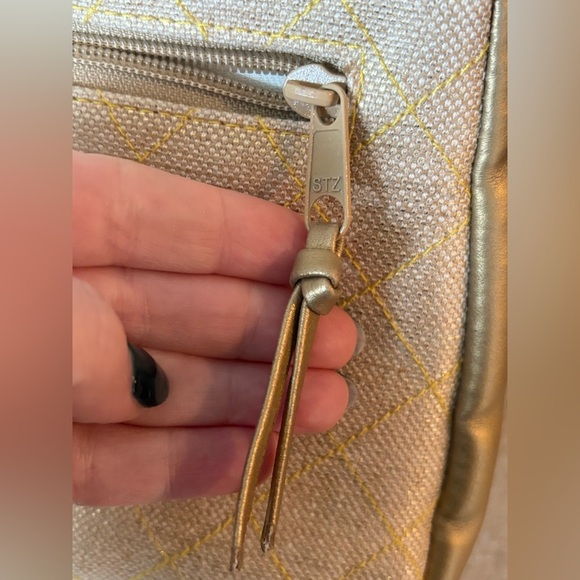 Vintage Warren Reed shoulder bag with gold bead accents in excellent condition! - Picture 5 of 12